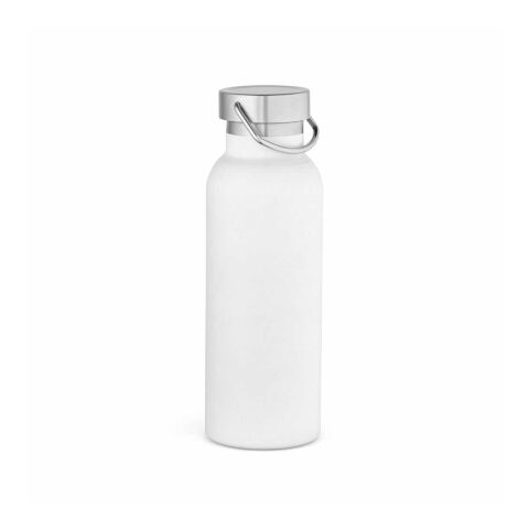 Sado Trinkflasche 560ml aus recy. Edelstahl. Doppelwandig, auslaufsicher.  Weiß