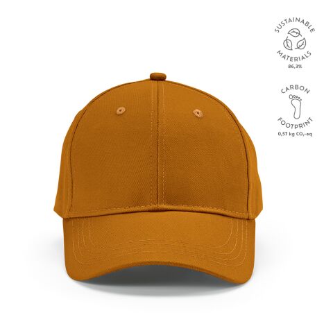Darrell Cap recy. Baumwolle 280 gsm  Braun | ohne Werbeanbringung
