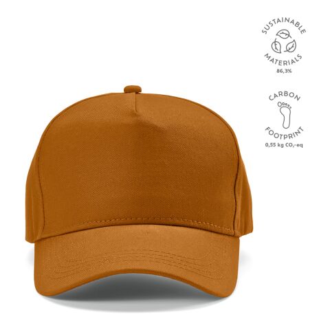 Hendrix Cap recy. Baumwolle 280 gsm  Braun | ohne Werbeanbringung