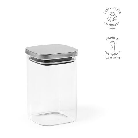 Delacroix 1200 Vorratsbehälter Borosilikat Glas 1270 ml  Transparent | ohne Werbeanbringung