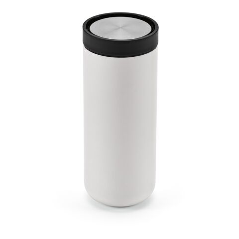 Senegal Reisebecher recy.Edelstahl, 400 ml. Mit 360°Push-Verschluss