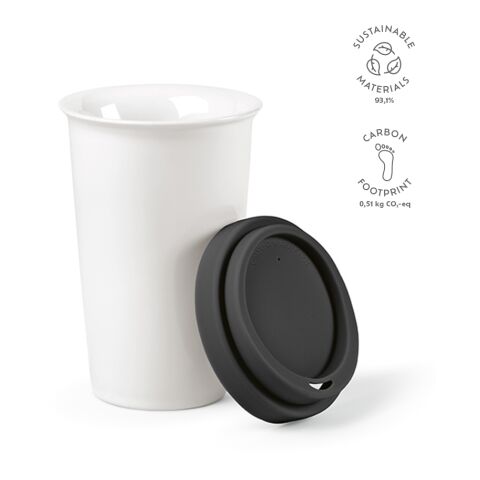 Tagus Reisebecher Keramik 300 ml  Schwarz | ohne Werbeanbringung