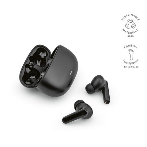 Pascal Earbuds Keramik 400 mAh  Schwarz | ohne Werbeanbringung