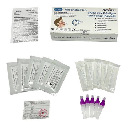 SEJOY Antigen-Schnelltest 5er Set