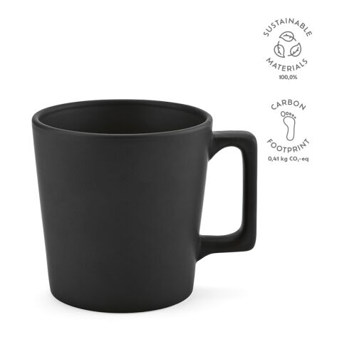 Thames 350 Tasse Keramik 360 ml  Schwarz | ohne Werbeanbringung