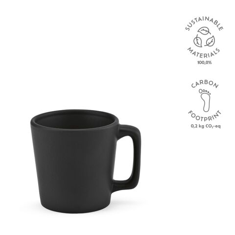 Thames 75 Tasse Keramik 75ml  Schwarz | ohne Werbeanbringung