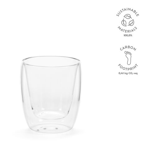 Meuse 220 Tasse Borosilikat Glas 250 ml  Transparent | ohne Werbeanbringung