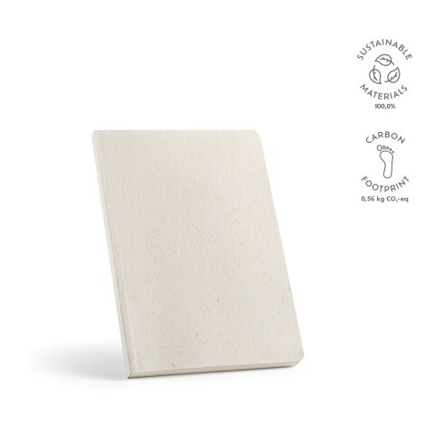 Austen Notizbuch A5 recy. Papier 80 gsm  Weiß | ohne Werbeanbringung | A5