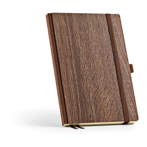 Steinbeck A5 Notizbuch Holzmaserungseinband. 196 Seiten aus 70gsm FSC