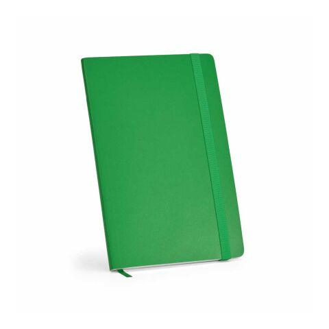 Flaubert A5 Notizbuch aus recy. PU, Softcover, 160 Seiten.FSC®-zertifiziert Grün