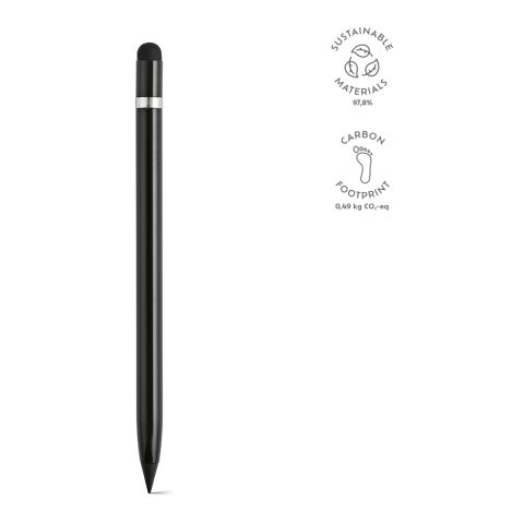 Voltaire Kugelschreiber recy. Papier Graphite  Schwarz | ohne Werbeanbringung