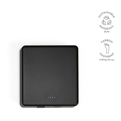 Mendel Powerbank Batterie 5 000 mAh  Schwarz | ohne Werbeanbringung