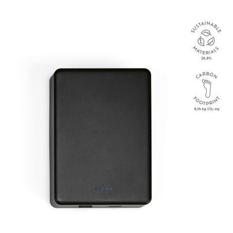 Hooke Powerbank Batterie 10 000 mAh  Schwarz | ohne Werbeanbringung