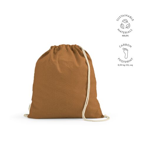 Lhotse Einkaufstasche recy. Baumwolle 140 gsm  Braun | ohne Werbeanbringung