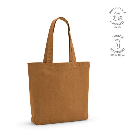 Blanc Einkaufstasche recy. Baumwolle 220 gsm  Braun | ohne Werbeanbringung