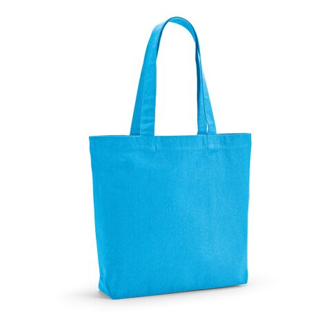 Blanc Einkaufstasche recy.Baumwolle (220 g/m²). Mit Henkeln und Bodenfalte