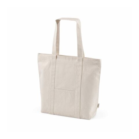 Illimani Einkaufstasche aus recy. Baumwolle, 360g/m², 65cm Henkel Beige
