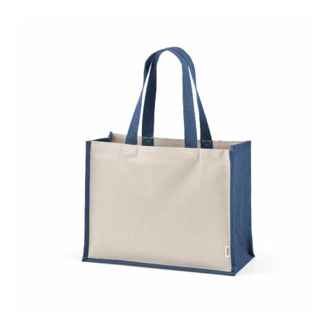Maglic Einkaufstasche aus recy. Baumwolle und Jute, 300g/m² Marineblau