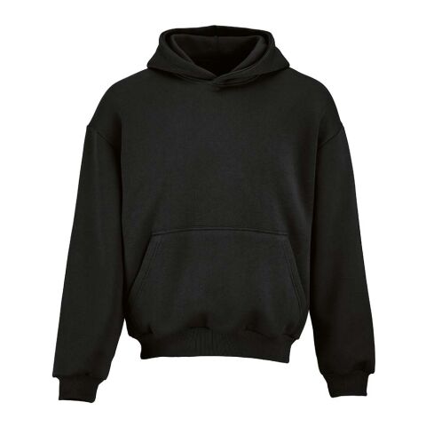 Ericeira Oversized Kapuzenpullover. Bio-Baumwolle, recy. Baumwolle und rPET Schwarz | ohne Werbeanbringung | Nicht verfügbar | Nicht verfügbar | Nicht verfügbar