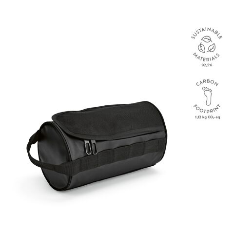 Riga Kulturtasche rPET  Schwarz | ohne Werbeanbringung