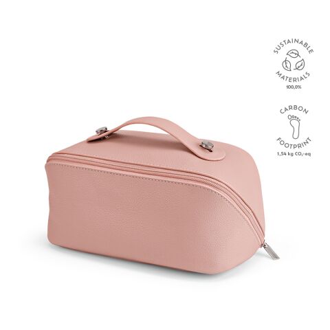 Macao Kulturtasche recy. Leder Rosa | ohne Werbeanbringung