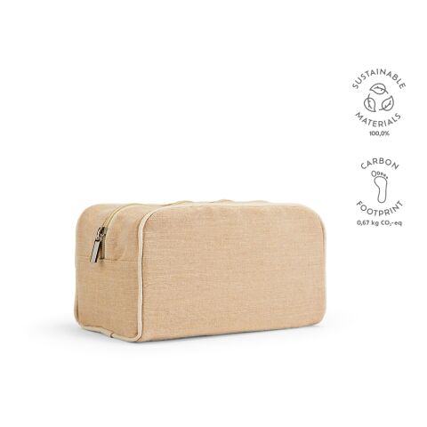 Rio Kulturtasche Juco 260 gsm  Beige | ohne Werbeanbringung