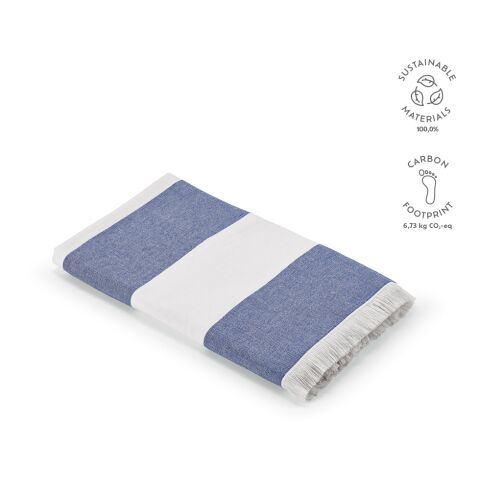 Rodin Handtuch recy. Baumwolle 350 gsm EU Blau | ohne Werbeanbringung