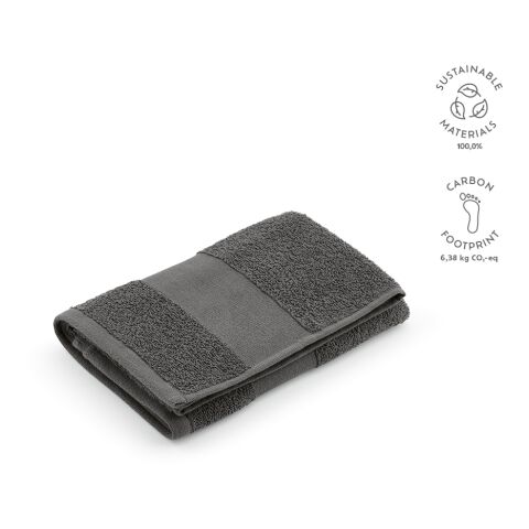 Donatello XL Handtuch recy. Baumwolle 370 gsm EU anthrazit | ohne Werbeanbringung