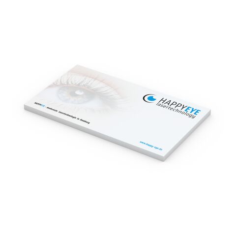 Haftnotizblock Basic 125 × 72 mm Format länglich 125 × 72 mm | ohne Werbeanbringung | 50.0
