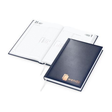 Tageskalender Image Mo.–Fr. je 1 Seite 352 Seiten Kunstleder-Hardcover marineblau | Kupferprägung inkl.