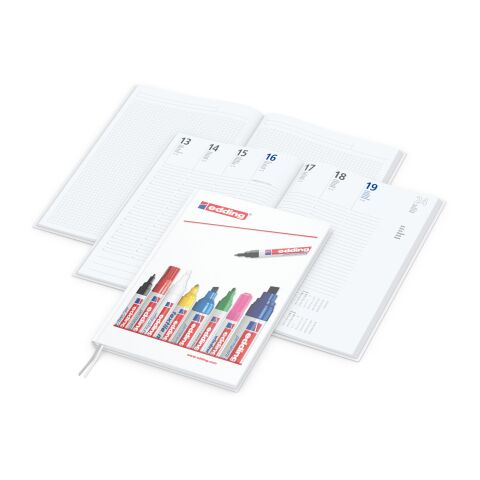 Wochenkalender vorne + Notizen hinten Note-Hybrid Ecken spitz Papier-Hardcover