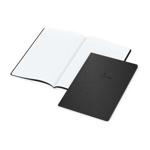 Notizbuch Tablet-Book Farbschnitt Naturkarton-Softcover schwarz
