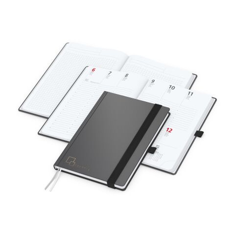 Wochenkalender vorne + Notizen hinten Vision-Hybrid Kunstleder-Hardcover A5
