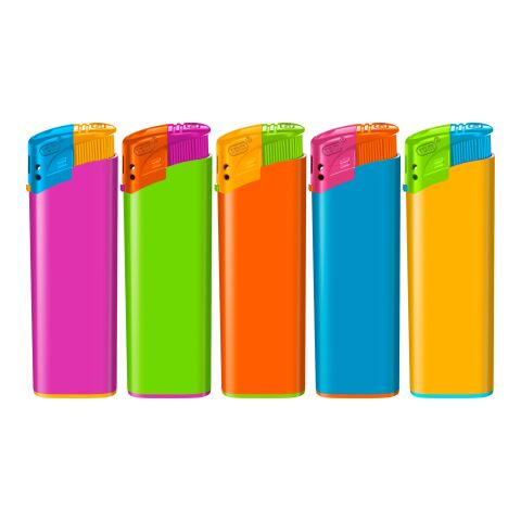 Feuerzeug Harlekin im 5-Farben-Set - EB-15 bunt | 1-farbiger Druck einseitig