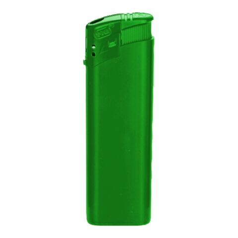 Elektronik-Feuerzeug - Vollfarbig - EB-15 grün | 1-farbiger Druck einseitig