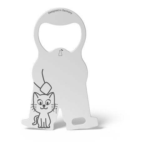 RICHARTZ® Einkaufswagenlöser Karl Cat silber | ohne Werbeanbringung | ohne Werbeanbringung | ohne Werbeanbringung