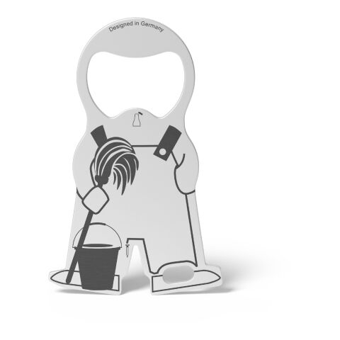 RICHARTZ® Einkaufswagenlöser Karl Cleaner silber | ohne Werbeanbringung | ohne Werbeanbringung | ohne Werbeanbringung