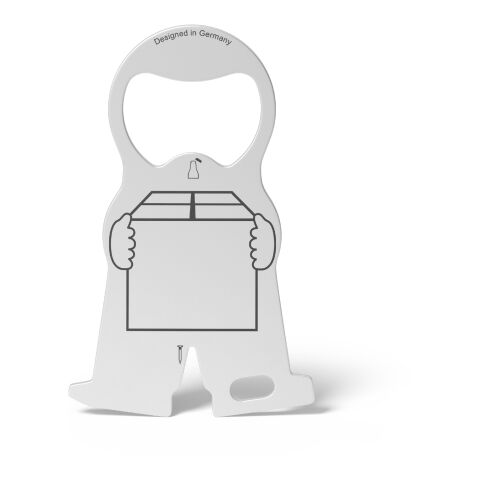 RICHARTZ® Einkaufswagenlöser Karl Delivery silber | ohne Werbeanbringung | ohne Werbeanbringung | ohne Werbeanbringung