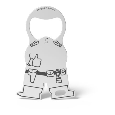 RICHARTZ® Einkaufswagenlöser Karl Police silber | ohne Werbeanbringung | ohne Werbeanbringung | ohne Werbeanbringung