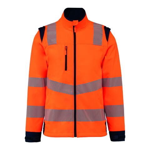 Softshell-Sicherheitsjacke mit abnehmbaren Ärmeln, 300 g/m² 