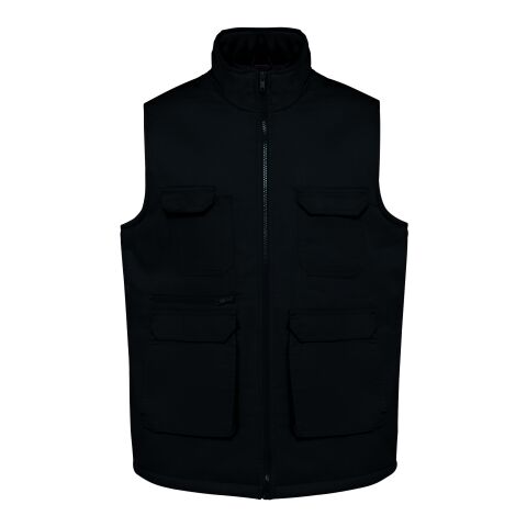 Gefütterte Unisex-Weste aus Baumwoll-Polyester-Mischgewebe, 430 g/m²