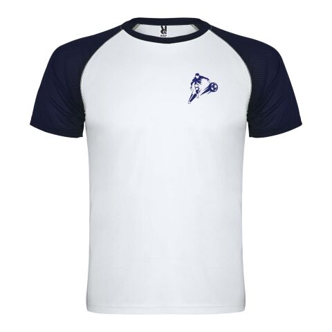 Indianapolis Sport T-Shirt für Kinder Standard | weiss-Navy Blue | 4 | ohne Werbeanbringung | Nicht verfügbar | Nicht verfügbar | Nicht verfügbar