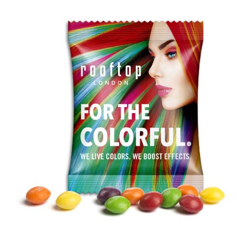 Skittles im Werbetütchen
