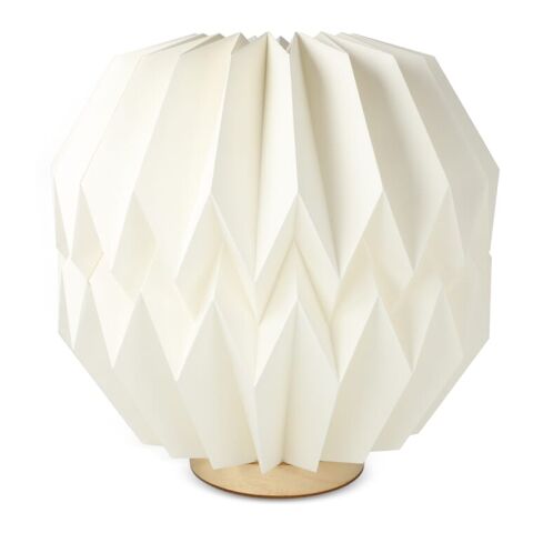 Coollux faltbare, von Origami inspirierte Papier-LED-Lampe Luna 25cm