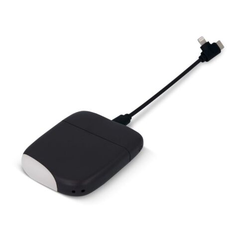 Werbeartikel Xoopar ICE P Powerbank 5000mAh – schwarz – mit Logo bedruckt