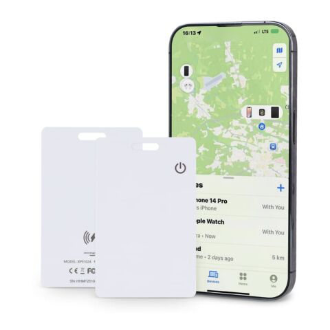 Xoopar ICE-Card Ultradünne Tracker-Karte wiederaufladbar