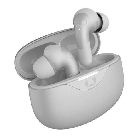 Werbeartikel 3TW3200 I Fresh 'n Rebel Twins Ace-TWS earbuds with Hybrid ANC – hellgrau – mit Logo bedruckt