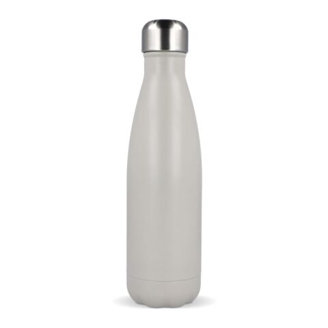 Sagaform Nils Stahlflasche Pulverbeschichtet 500ml Beige | Gravur | Vorderseite | 65 mm x 100 mm | Nicht verfügbar