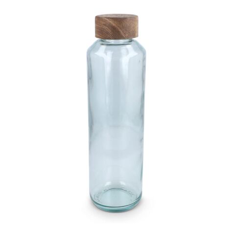 InSideOut Recycelte Glaswasserflasche ReuuZ mit Holzverschluss 650 ml