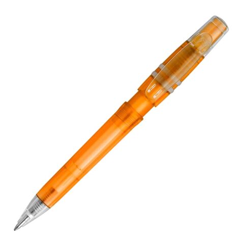 Kugelschreiber Nora Clear Transparent Orange-Orange | ohne Werbeanbringung | Nicht verfügbar | Nicht verfügbar | Nicht verfügbar